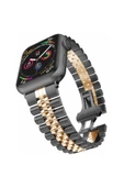 zore Watch 38mm Uyumlu KRD-36 Metal Zore Kordon Siyah - 7