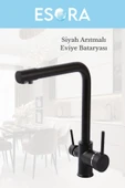 ESORA Siyah Krom Arıtmalı Eviye Bataryası - 1