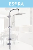 ESORA Dubai Robot Duş Sistemi, Baston Lavabo & Mutfak ve Banyo Bataryası 4'lü Set (WC Musluğu Hediyeli) - 2
