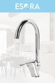 ESORA Robot Duş Sistemi, Baston Lavabo & Mutfak ve Banyo Bataryası 4'lü Set (WC Musluğu Hediyeli) thumbnail 4