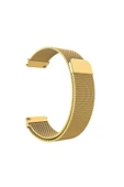 Base Dijital Huawei GT4 18mm Uyumlu KRD-01 Metal Zore Kordon Gold - 7