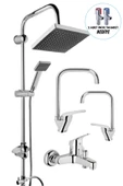 ESORA Robot Duş Sistemi, Köşe Lavabo & Mutfak ve Banyo Bataryası 4'lü Set (2 Adet Taharet Hediyeli) - 1