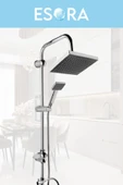 ESORA Robot Duş Sistemi, Baston Lavabo & Mutfak ve Banyo Bataryası 4'lü Set (Arıtma Musluğu Hediyeli) thumbnail 3