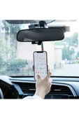KILIFTECH Zore LG-01 Dikiz Aynası Telefon Tutucu-Siyah - 3