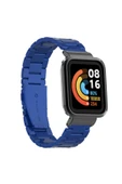 KILIFTECH Xiaomi Redmi Watch (Mi Watch Lite) Uyumlu KRD-60 Metal Zore Kordon-Mavi thumbnail 1