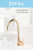 ESORA Full Gold Mutfak Eviye Bataryası - 1