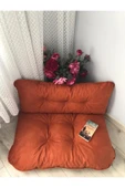 Lavinia Puf Petek Önü Palet Yer Minderi Kiremit Rengi - 1