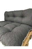 Mazi Home Kalorifer Önü Ve Yer Minderi Ikili Takım Antrasit Gri 100x60cm - 4