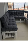 RMS CONCEPT İç Mekan Palet Minderi Seti Takımı 120x80 Alt / 120x40 Sırt - 6