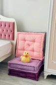 Aida Concept Fransız Yer Minderi 60x60 Puf Pembe - 5
