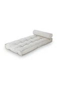 Homedius Sofa Buklet Kapitoneli Yer-sedir Minderi - Beyaz - 2