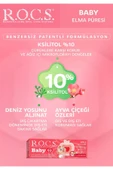 R.O.C.S. Elma Püresi Tadında 0-3 Yaş Florürsüz Bebek Diş Macunu 35 ml - 2