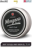 MORGAN'S POMADE Morgan's Matt Clay Smooth Firm Hold - Güçlü Tutuş Sağlayan Şekillendirici Kil 75 ml thumbnail 1