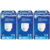 Prosafe Emici Külot Ekstra Büyük Boy XL 30'lu 3 Adet Hasta Bezi - 1