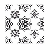 HOME DECOR MİNİ STENCIL HDM-178 25X25 - 1