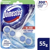 Domestos Wc Blok 5'Li Güç Okyonus 50 Gr 6859 - 1