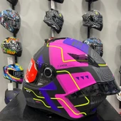 MT Targo S Brik C8 Mat Motosiklet Kaskı Full Face - 3