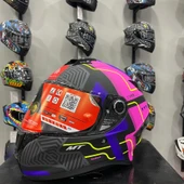 MT Targo S Brik C8 Mat Motosiklet Kaskı Full Face - 2