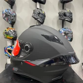 MT Helmets Targo S Solid A1 Mat Kask - 3