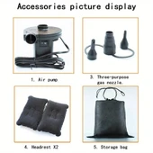 oto araç içi seyahat yatağı siyah renk / SYES35 thumbnail 2