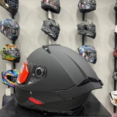 MT Helmets Thunder 4 Sv Solid A1 Mat Siyah Motosiklet Kaskı - 4