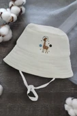 Bağlamalı Balıkçı Bebek Şapkası 7036 - 5