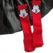 Deri Etek Badi, Mikili Diz altı Çorap takımı - 4