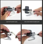 Güneş Enerjisi İle Çalışan Pervaneli Uçak Temalı Oto Kokusu - 5