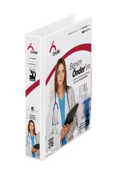 Önder Sunum Klasörü 4 Halkalı 70 MM A3 Yatay Beyaz 2025-5 - 1