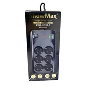 ShowMax SH-4630 2Mt 2xUSB-2xTYPE-C 4lü Termal Akım Korumalı Priz 10A 2500W thumbnail 5