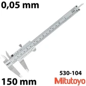 MITUTOYO 0-150mm/0.05mm VERNİYERLİ MEKANİK KUMPAS thumbnail 1