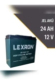 LEXRON 24 Ah-12v Jel Elektrikli Araç Aküsü thumbnail 2