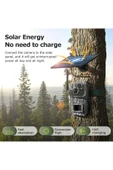 AVENİR 3MP 4G Solar Foto Kapan No-Glow Kamuflaj Avcılık Doğal Yaşam Kamerası Sim Kartlı RMZ-TECH - 3