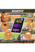AVENİR 4G Solar Sim kartlı kablosuz internet dağıtıcı Wifi modem - 2