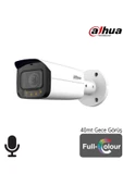 DAHUA HAC-HFW1209TLMP-A-LED-0360B 2MP 3.6mm Full Color IP67 Metal Bullet (Sesli)(40Mt) - 1