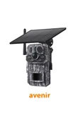 AVENİR AV-S443H 3mp 4g Solar Panelli Gps Black Light Fotokapan Gece Görüşlü Sesli Kamera - 1