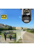 AVENİR Avenir Av-m21 Iç Ve Dış Mekan Kablosuz Wifi Kamera 6mp 3 Lensli 10x Zoom Ptz - 4