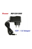 POWER 12v 1.5a Uyumlu  Adaptör Rd1201500-c55 Modem Şerit Led Kamera Uydu 12 Volt 1.5 Amper Şarj Alet 15 - 1