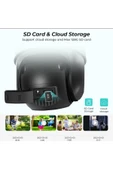 AVENİR Avenir Av-m21 Iç Ve Dış Mekan Kablosuz Wifi Kamera 6mp 3 Lensli 10x Zoom Ptz - 2