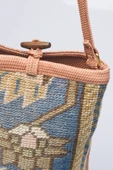 Rmz Home Decor Kadın Kilim & Dokuma Desenli El Yapımı Omuz Çantası - 2