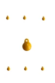 AYYURT Sazan Boncuğu Kulplu Yüzen (POP-UP)10 Mm Sarı(MISIR) 100 Adet - 1