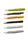 AYYURT Karides Kokulu Sandworm 8cm Lrf SilikonuUV 20 Tüm Renklerden 3’er Adet - 2
