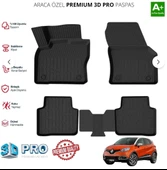 CAPTUR ARACA ÖZEL 3D PASPAS 2013 2014 2015 2016 2017 2018 2019 thumbnail 1