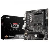 Msi A520M-A PRO AMD A520 Soket AM4 DDR4 4600(OC)MHz mATX Gaming Anakart - 5
