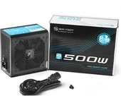 High Power HPQ-500ST-H12S 500W 80+ Standard 37.5A Single Rail Aktif PFC Siyah ATX Güç Kaynağı - 4