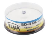 Elba Blu-Ray BD-R 6X 50GB 15Lİ Cake Box Prıntable - 1