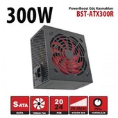 PowerBoost BST-ATX300R 300w, PPFC 12cm Kırmızı Fanlı ATX PSU (Retail Box) Güç Kaynağı - 3