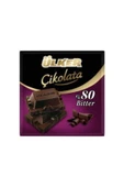 Bitter %80 Kakao Kare Çikolata 60 Gr X 4 Adet - 1