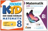 FENOMEN 8.SINIF KTD MATEMATİK + AYDIN 8.SINIF BECERİ TEMELLİ MATEMATİK SORU BANKASI (2 KİTAP) - 1