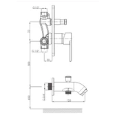Gpd Atros Ankastre Banyo Bataryası Gaga ile MTA65 - 2